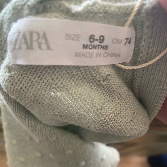 ZARA 6-9 sweater bodysuit NWOT - Picture 3 of 3